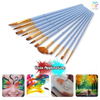 Set 12 cọ vẽ Acrylic loại mini hữu dụng