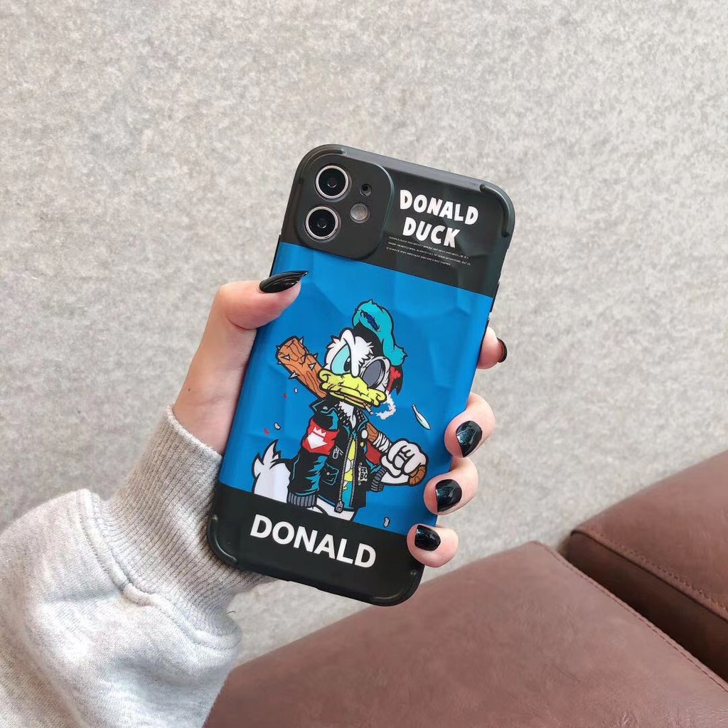 Ốp điện thoại hình vịt Donald thời trang cho iPhone 7plus 8 + X Xr Xs 11 11promax | BigBuy360 - bigbuy360.vn