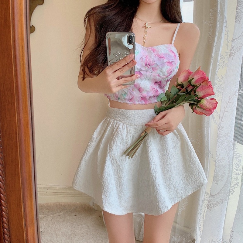 Áo Hai Dây Họa Tiết Hoa Quyến Rũ Thời Trang Mùa Hè Cho Nữ | BigBuy360 - bigbuy360.vn