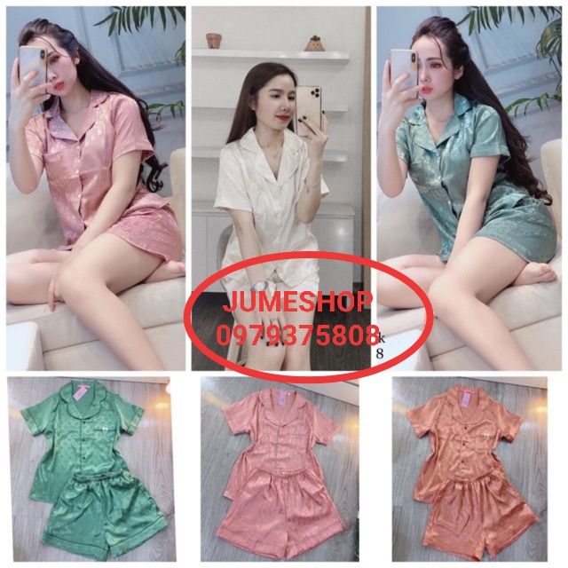 [ FREESHIP 50K ] THANH LÝ BỘ LỤA GẤM ÁO CỘC QUẦN ĐÙI