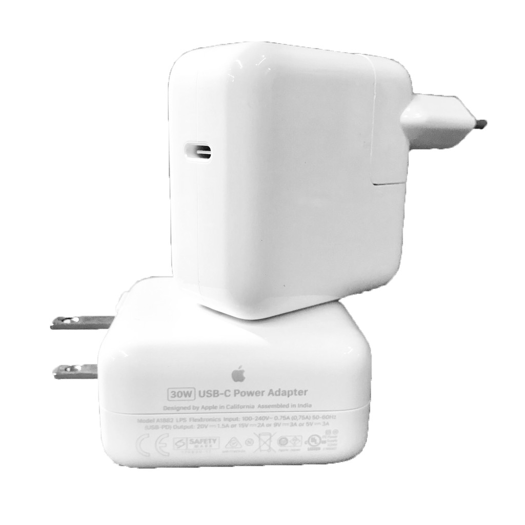 Củ sạc nhanh 30W cổng Type-C cho iPhone, iPad, Macbook thế hệ mới, hàng cũ chính hãng USA