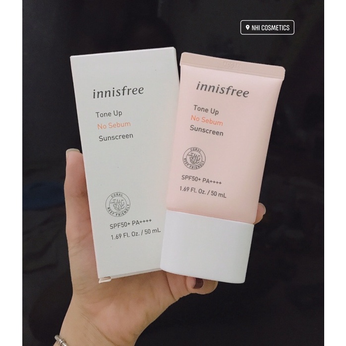 KEM CHỐNG NẮNG INNISFREE KIỀM DẦU TONE UP NO SEBUM SUNSCREEN