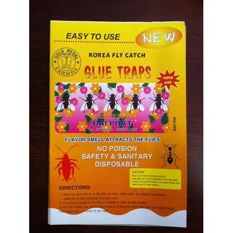 Keo bẫy ruồi Korea Fly Catch (20 miếng)