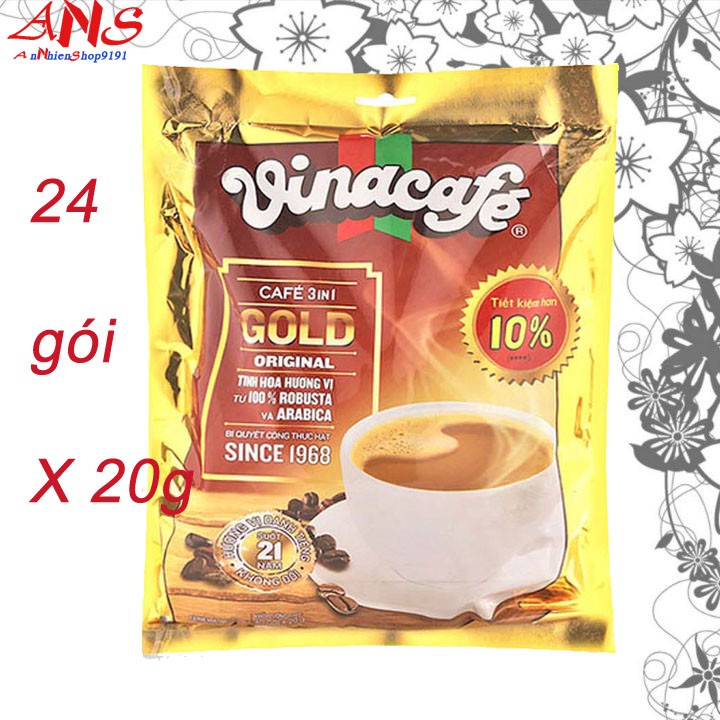 [Mã GROXUAN1 giảm 8% đơn 150K] vinacafe bịch 24 gói