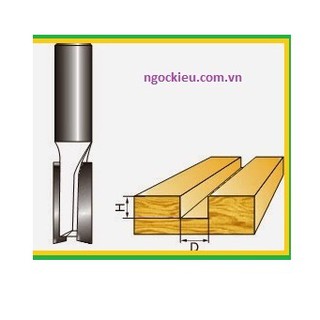 COMBO 2 MŨI PHAY GỖ THẲNG NỀN 1/4 X 5/16