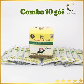 [Combo] Phân hữu cơ Agro Gain 1 hộp x 10 gói [sieutietkiem]