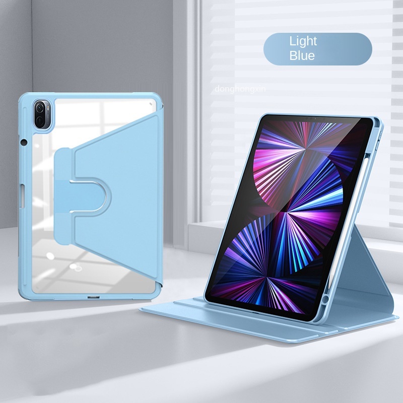 Ốp Máy Tính Bảng Bằng Acrylic Cứng Nắp Gập Từ Tính Có Giá Đỡ Cho Xiaomi MiPad 5 Pro 2021