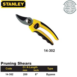 [STANLEY] Kéo cắt cành 8"/200mm Stanley 14-302
