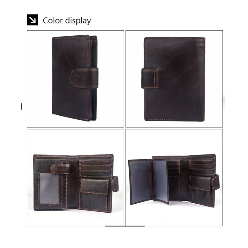 Ốp Điện Thoại Da Kèm Ngăn Đựng Thẻ Phong Cách Vintage Cho Nam