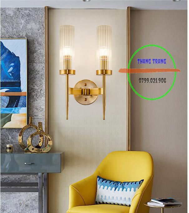 Đèn Gắn đèn vách Tường Cao Cấp Trang Trí Cổ Điển decor - Tặng Kèm Bóng Led E14