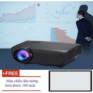 Máy chiếu 3d hd1080p 40w cao cấp tặng màn chiếu 100 icnh
