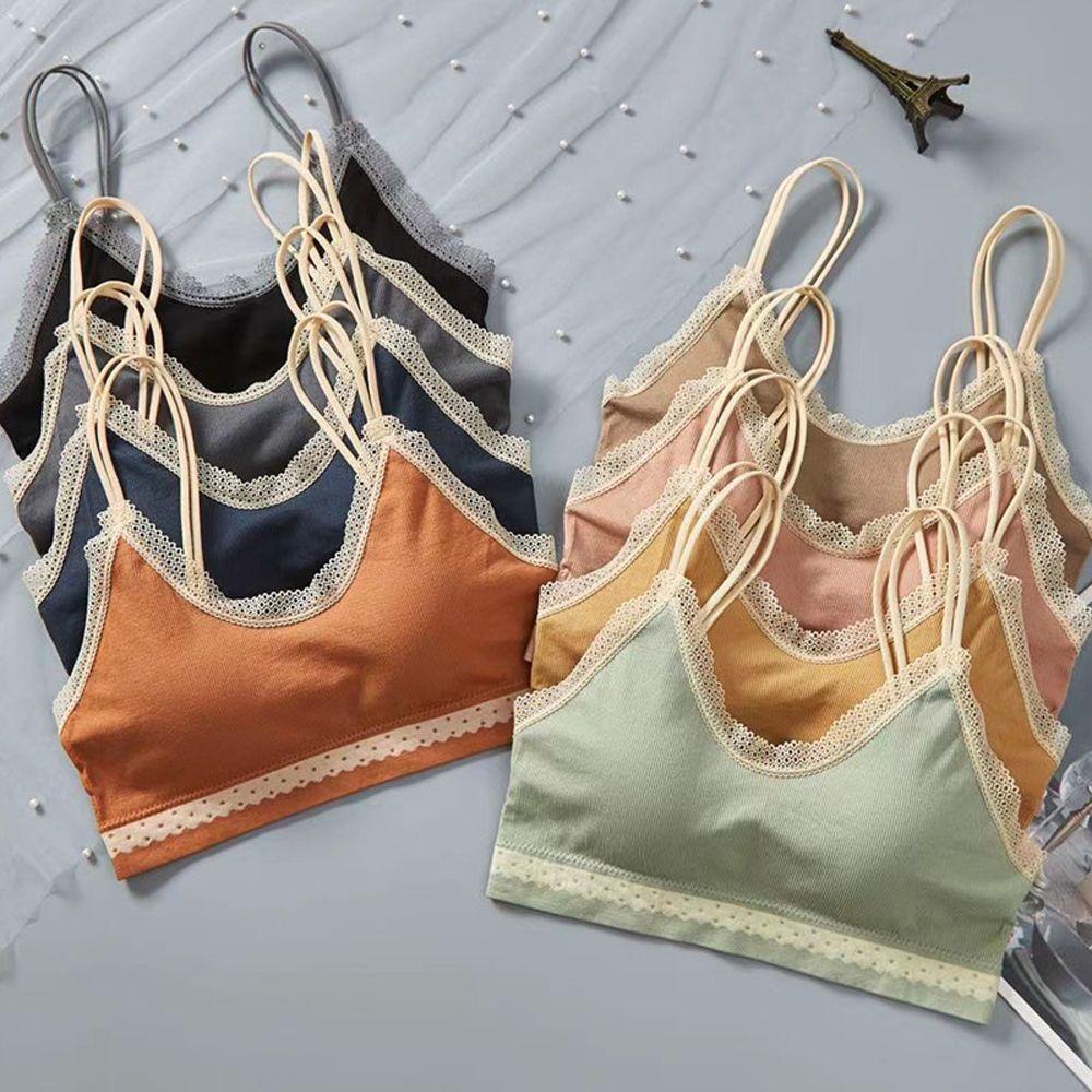 OCEANMAP Áo Lót Ống Màu Trơn Dáng Ôm Gợi Cảm Thời Trang Cho Nữ