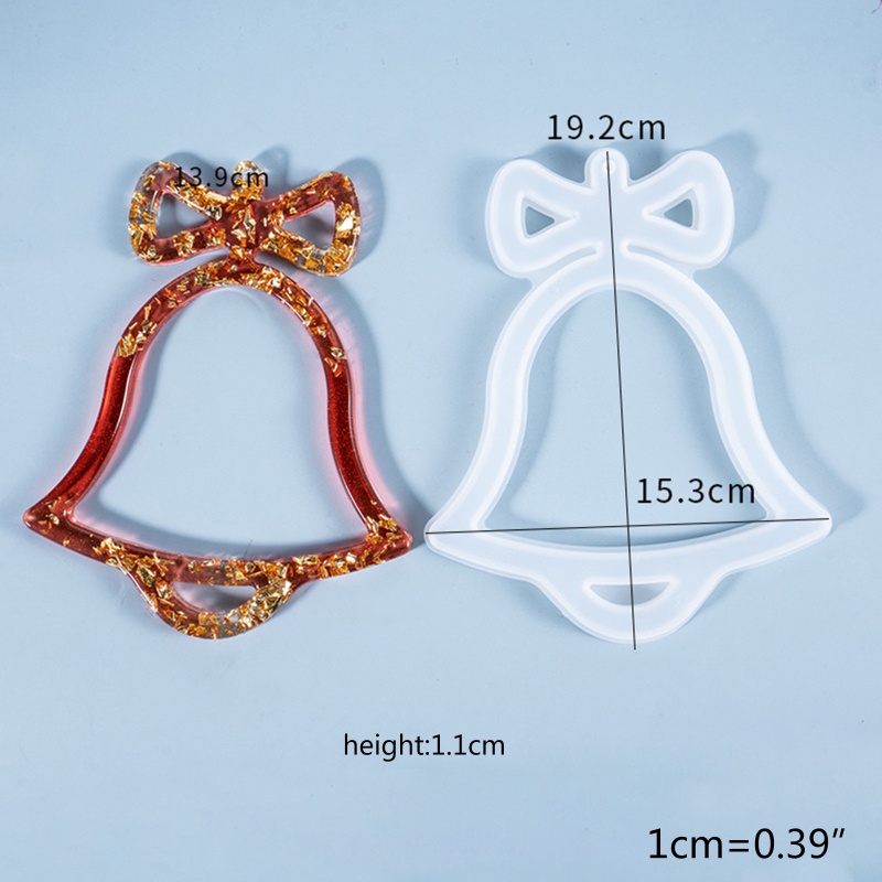 Sa Khuôn Nhựa Làm Vật Liệu Resin Thủ Công DIY Treo Trang Trí Giáng Sinh