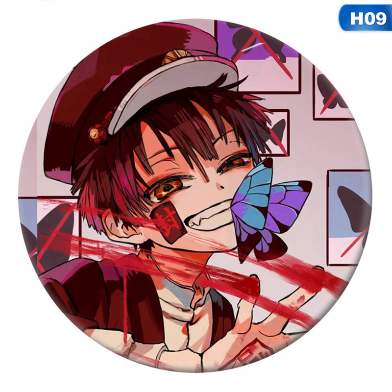 flowersqueen Huy Hiệu Cài Áo Hình Nhân Vật Anime To The Toilet