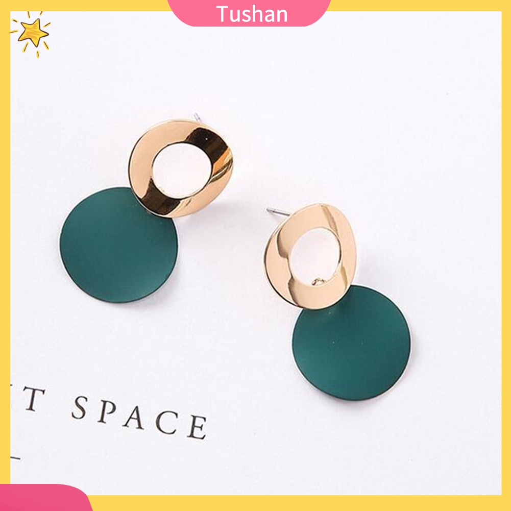 Bộ 2 Đôi Khuyên Tai Hợp Kim Nhiều Kiểu Dáng