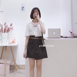 Chân váy đen size m
