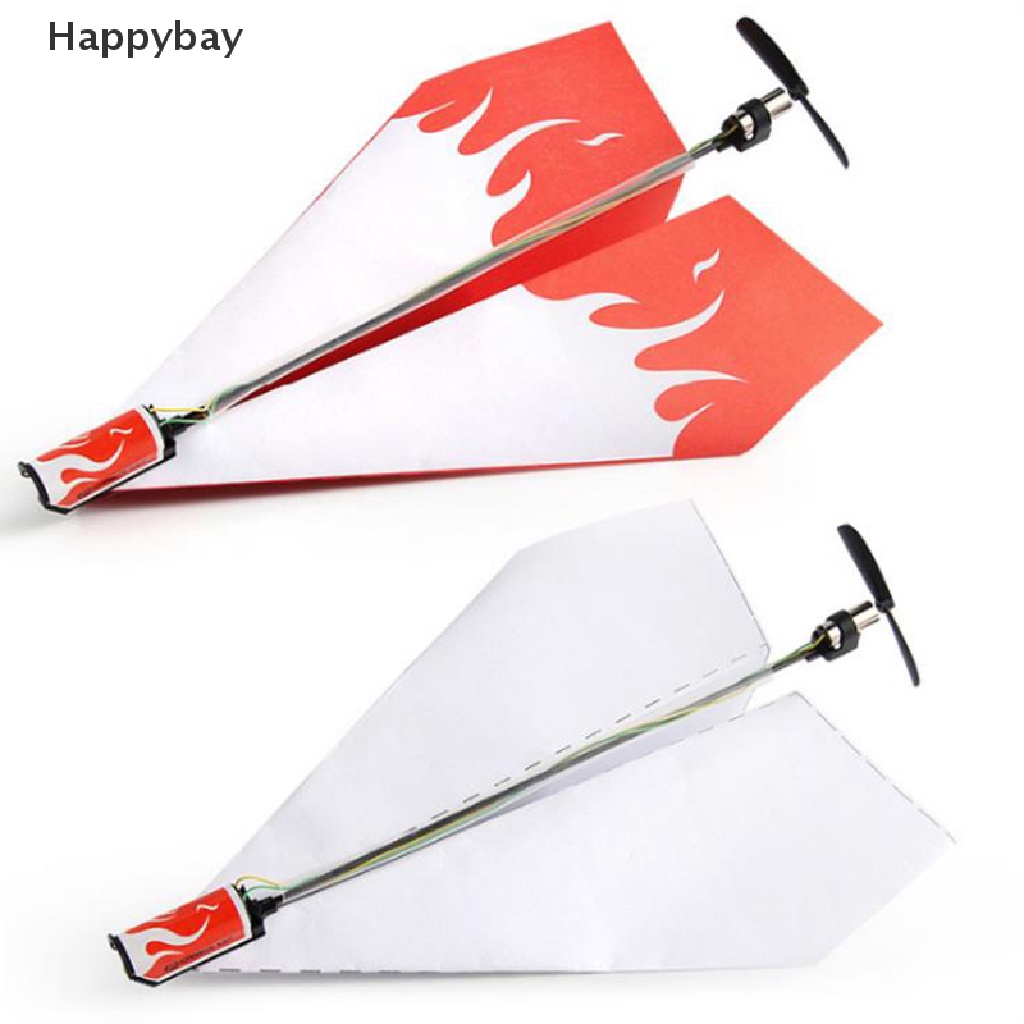 Mô hình máy bay điều khiển từ xa Happybay bằng giấy DIY cho bé