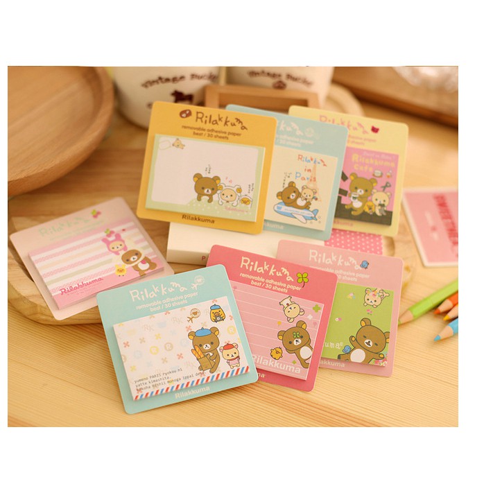 Giấy note sticky dễ thương (1 tập 20 tờ)
