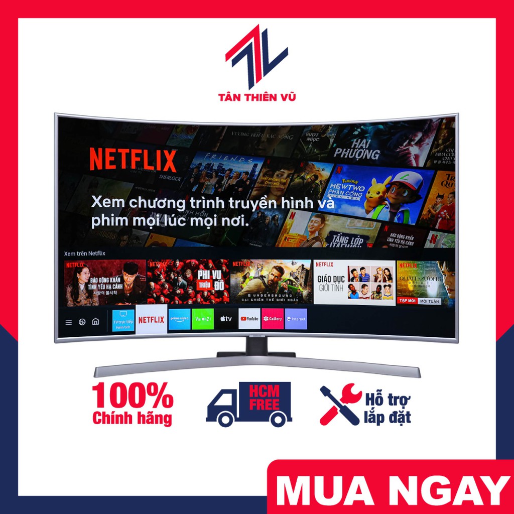 [MIỄN PHÍ VẬN CHUYỂN LẮP ĐẶT] - UA49NU7500 - Smart Tivi Màn Hình Cong Samsung 49 inch UHD 4K UA49NU7500KXXV