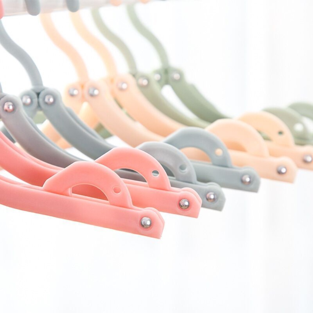 Móc treo quần áo gấp gọn chống trượt tiện lợi nhỏ gọn mang đi công tác du lịch