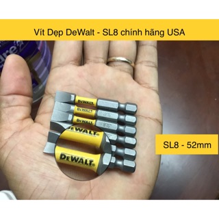 Vít Dẹp DeWalt Chính Hãng SL8- 52mm