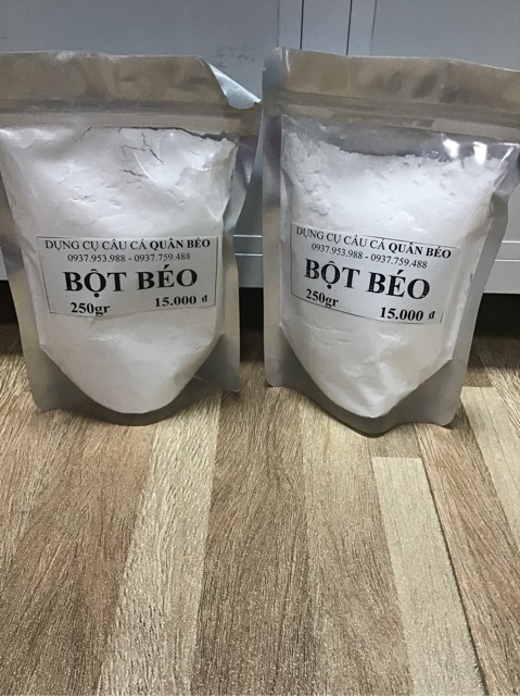 Bột béo dùng làm mồi câu cá