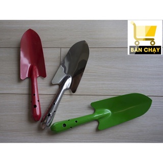Xẻng làm vườn thép không gỉ - Nhỏ gọn, sắc, chắc chắn - Dụng cụ làm vườn