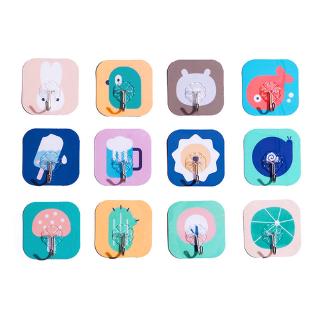 Móc treo đồ dán tường đa năng dễ thương