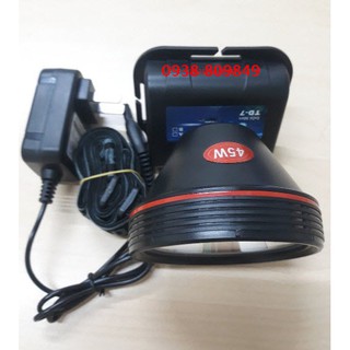 Đèn pin đội đầu chống nước 45W xả liên tục 10 giờ