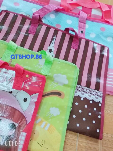 Túi bạt siêu đại 60x80 sâu 23 cm ( đựng chăn cực thích )