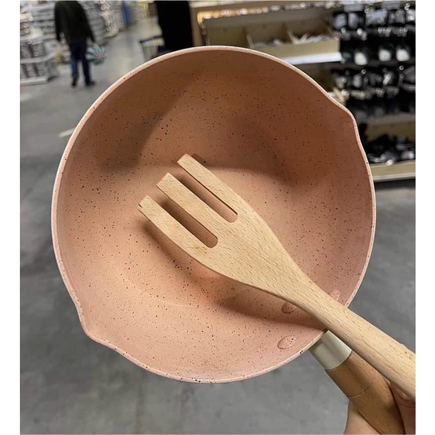 Nồi sữa chống dính 18cm đáy từ có quai dài