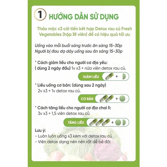 [TẶNG DETOX]Trà thảo mộc Slim X3 chính hãng