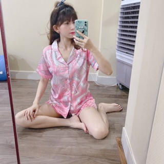Pijama lụa đùi
