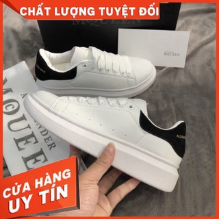 Giày thể thao nam nữ giày sneaker mc queen mcq khâu đế gót nhung đen dây lụa cao cấp - hàng mới về