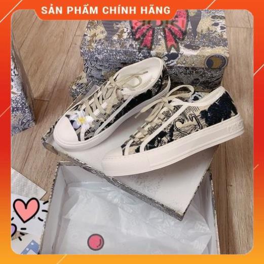 Giày thể thao Dìor hoạ tiết thêu hồng hạc hàng cao cấp (chat trước check size) -LK8