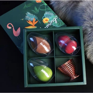 Set 3 mút tán kem nền trang điểm