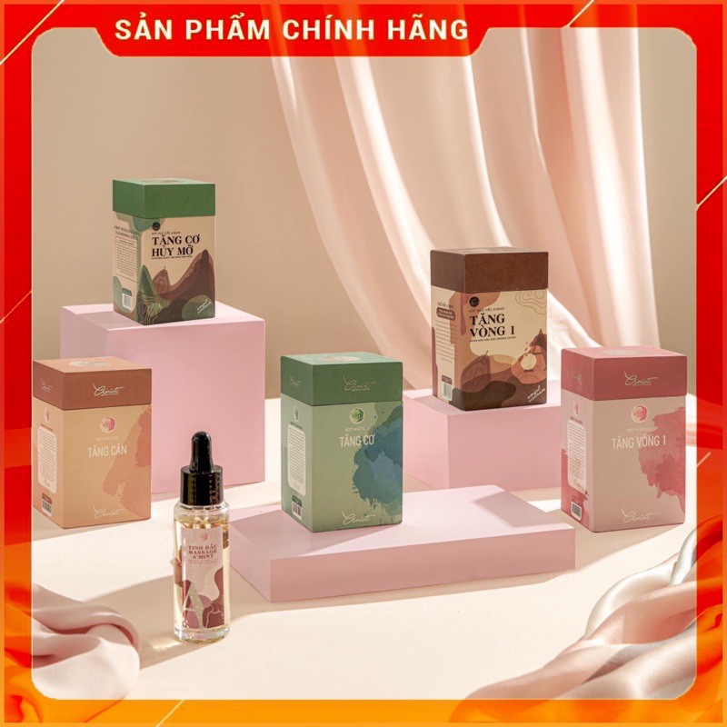 (A'MINT) BỘT NGŨ CỐC AMINT TĂNG VÒNG 1- TĂNG VÒNG 3- TĂNG CÂN 500gr (Freeship+ Kèm quà+ Tài liệu chi tiết) | BigBuy360 - bigbuy360.vn