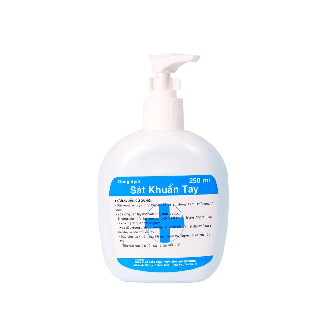 Dung dịch sát khuẩn tay Bidiphar  250ml-500ml