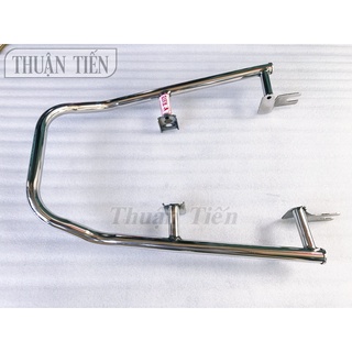 CẢNG WAVE INOX GỌNG TRÒN DÀY 19 LY, INOX KHÔNG HÍCH, MẪU TRÒN LẠ MẮT, DÙNG CHO WAVE NHỎ MẪU THÁI