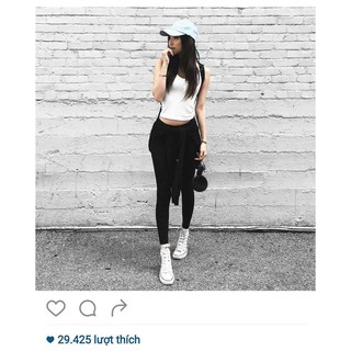QUẦN LEGGING ĐEN LƯNG LIÊN AGE2X