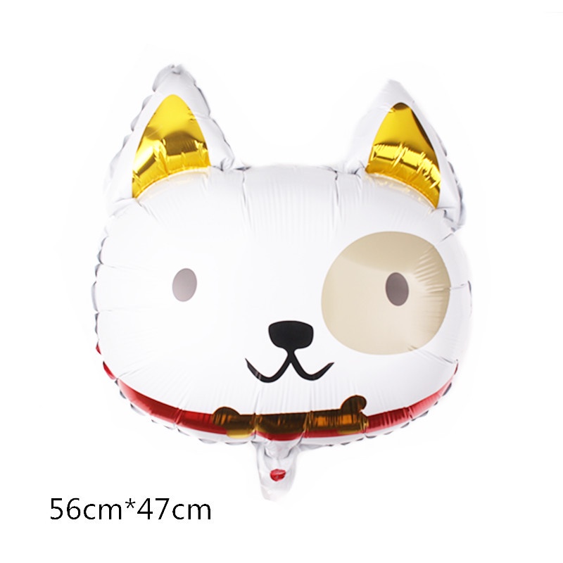 Bóng nhôm hình thú kiểu mới, kute trang trí sinh nhật, party Fubao Store