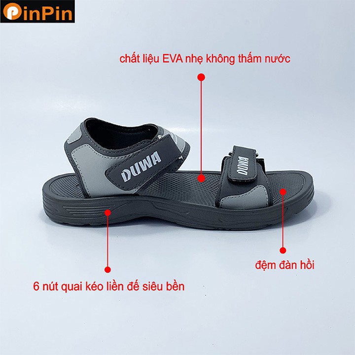 Sandal trẻ em quai ngang PinPin chất liệu eva nhẹ không thấm nước đế chống mòn và trơn trượt - dw094