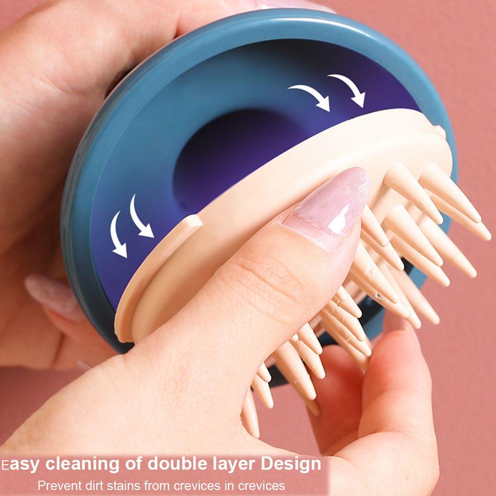 Bàn Chải Gội Đầu Bằng Silicone Tiện Dụng