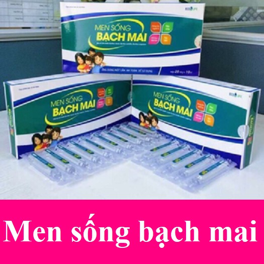 Men sống bạch mai hộp 20 ống (new Plus gold chính hãng 2025)
