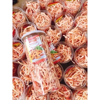 Mực hấp nước dừa dai ngon chuẩn vị lon 300gr lặt vặt