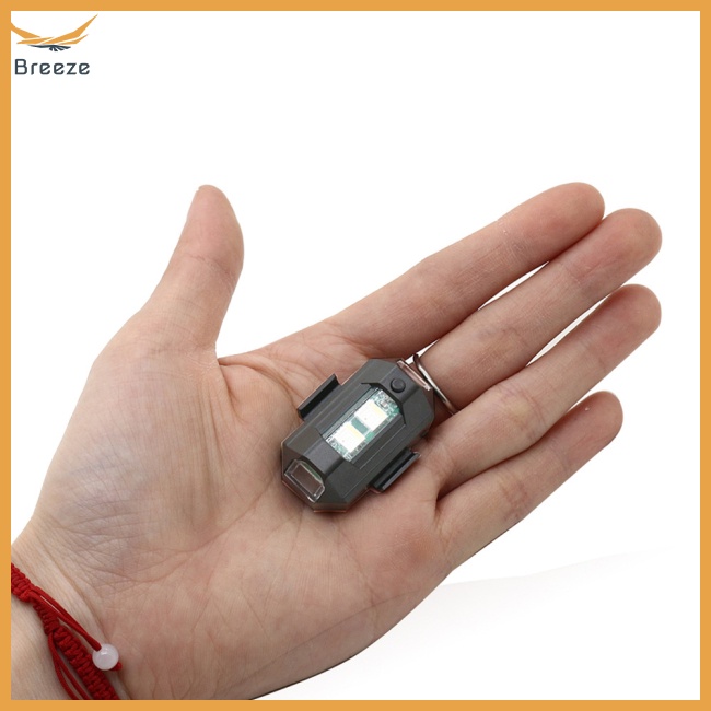 Đèn Led Cảnh Báo Gắn Đuôi Xe Máy Bay Điều Khiển Từ Xa Có Thể Sạc Lại