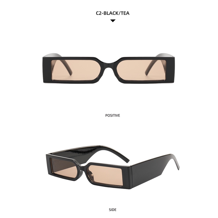 Kính mát gọng rộng phong cách hip hop 2021 sành điệu thời trang