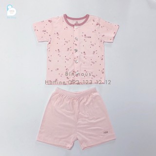 Bộ cài thẳng cộc Nous petit hồng nhạt
