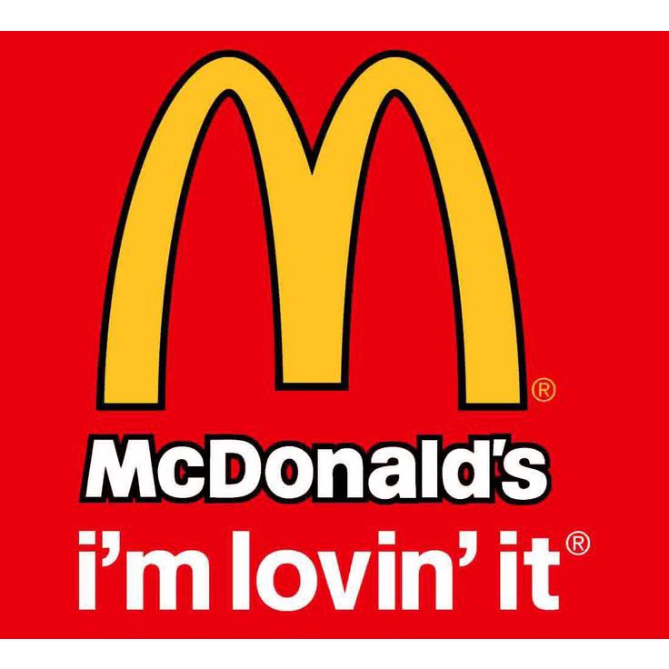 Hình dán sticker Mc Donald's, hình dán thức ăn nhanh, decal nón bảo hiểm, hình dán laptop