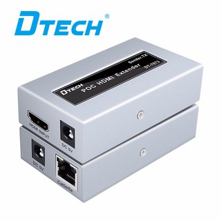 Bộ chuyển đổi hdmi qua cáp mạng lan 50m DTECH 7073